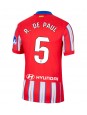 Atletico Madrid Rodrigo De Paul #5 Domácí Dres 2024-25 Krátký Rukáv